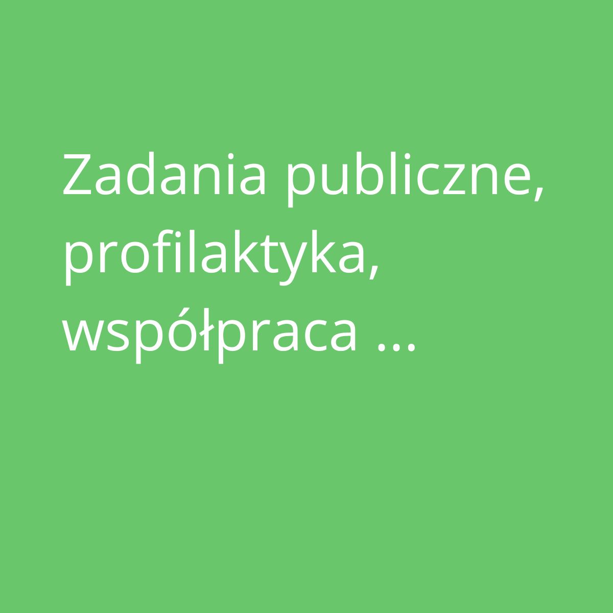 Zadania publiczne i współpraca ...